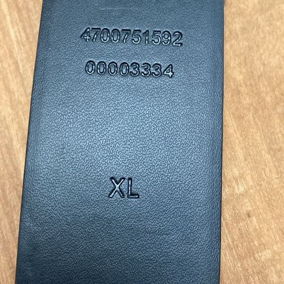 LAUREN RALPH LAUREN LEATHER BELT with GOLD MOTIF WOMAN 
SIZE XL
COLOR BLACK - Picture 4 of 11